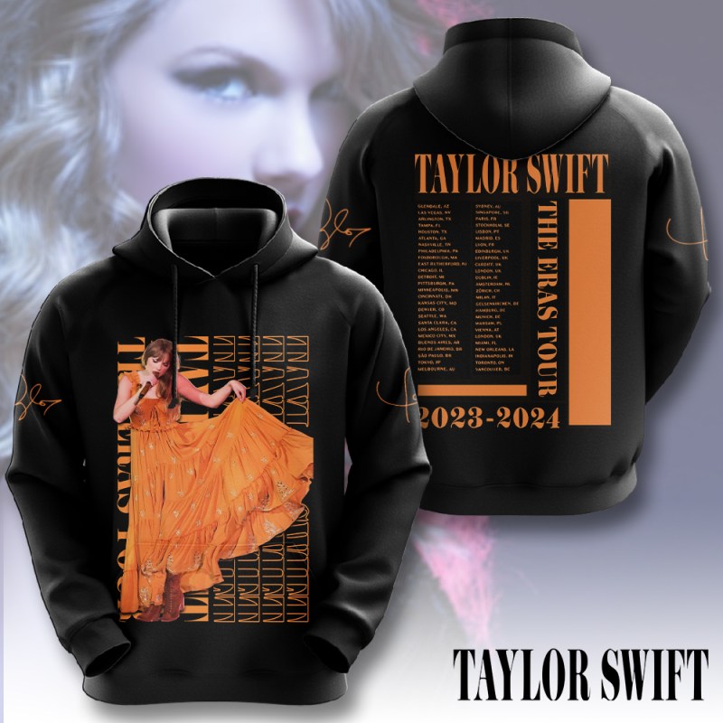 Taylor Swift Hoodie HOATT6183 Yuna Taylor Swift Combo 3D Apparels IFDDCLEC0395 Idea Fanatic