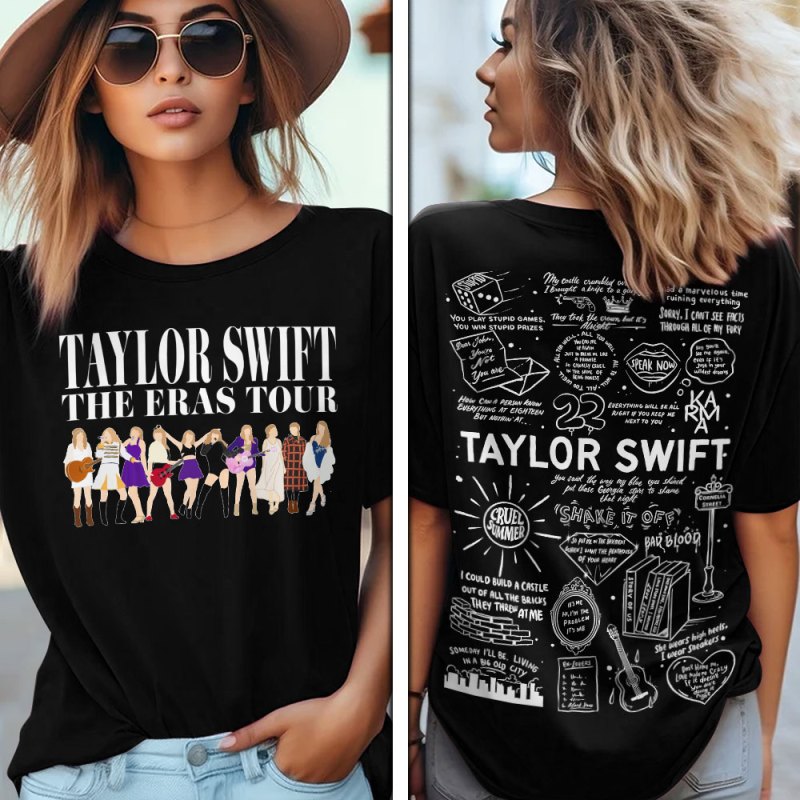Taylor Swift 3D Apparels GNE1260 Hanh T shirt Taylor Swift Combo 3D Apparels IFDDCLEC0284 Idea Fanatic
