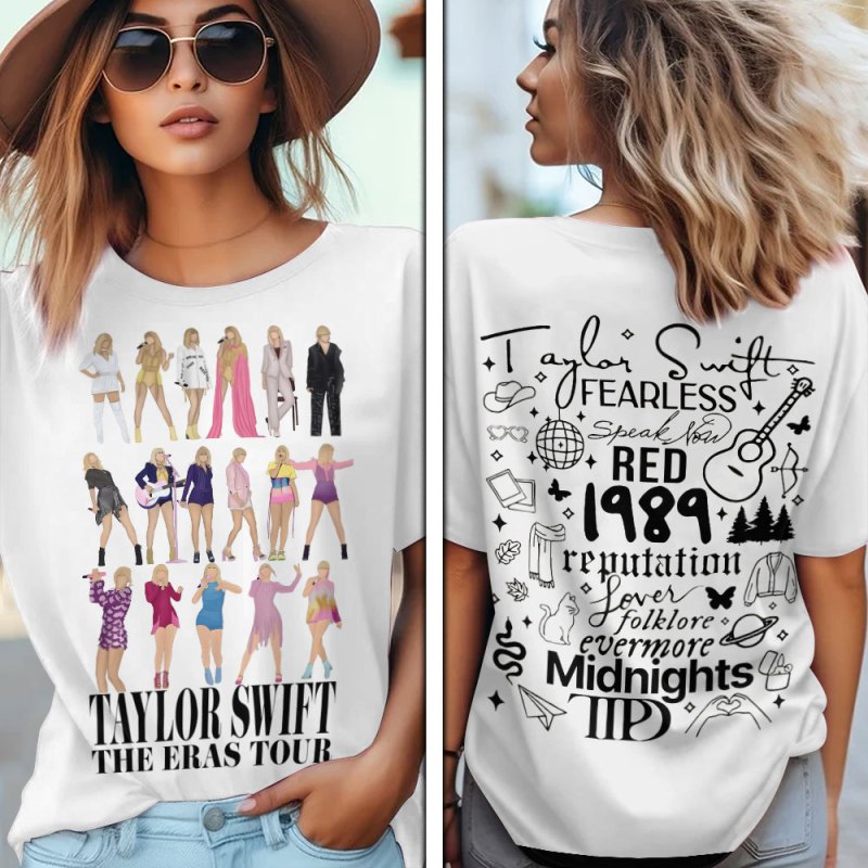Taylor Swift 3D Apparels GNE1282 Hanh T shirt Taylor Swift Combo 3D Apparels IFDDCLEC0369 Idea Fanatic