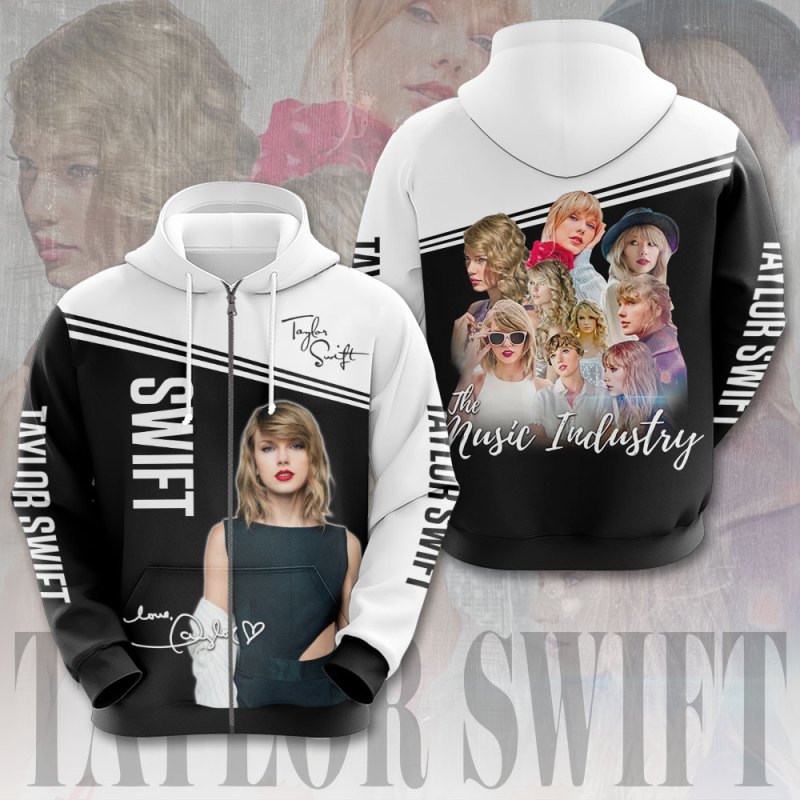 Taylor Swift 3D Apparels VANDH1845 Hanh Zip Hoodie Taylor Swift Combo 3D Apparels IFDDCLEC0252 Idea Fanatic