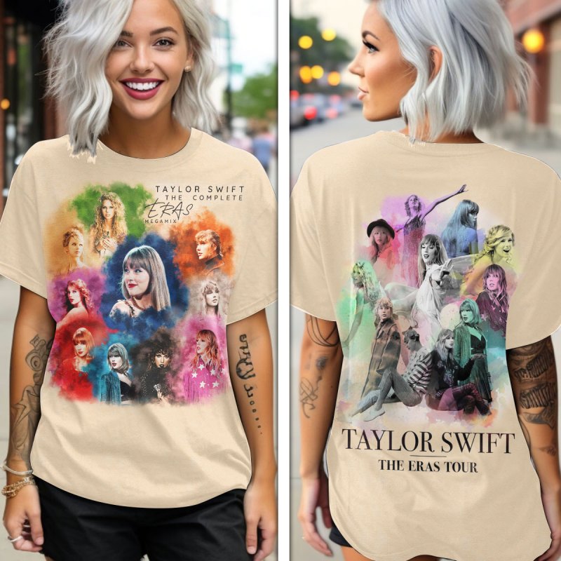 Taylor Swift 3D Apparels VANDH1884 Hanh Taylor Swift Premium 3D T-Shirt IFDD3DTS0017 Idea Fanatic