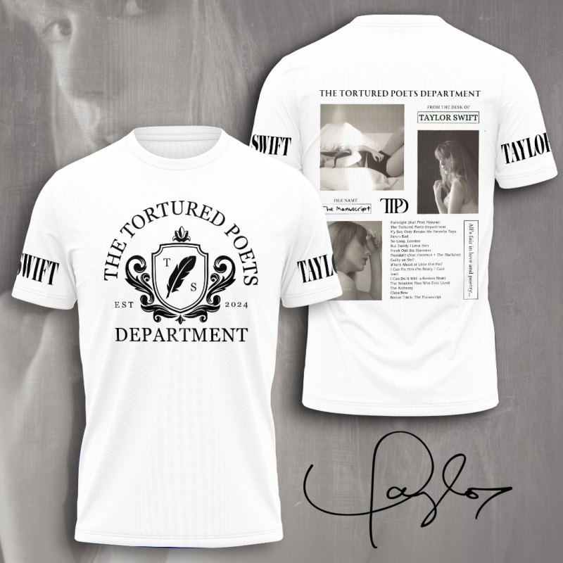 Taylor Swift 3D Apparels VANDH2785 Hanh T shirt 2 Taylor Swift Combo 3D Apparels IFDDCLEC0312 Idea Fanatic