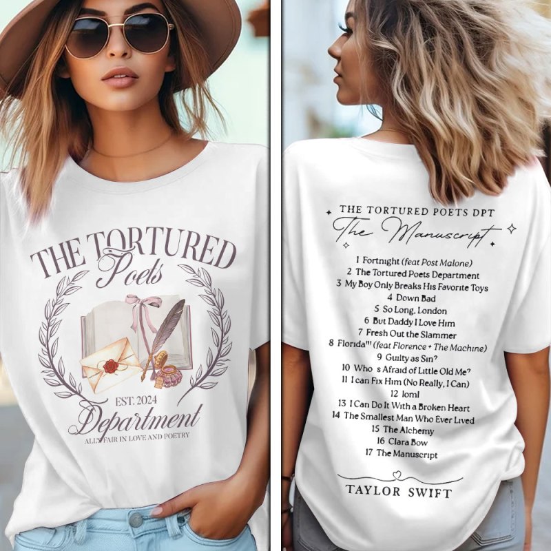 Taylor Swift 3D Apparels VANDH2786 Hanh T shirt 1 Taylor Swift Combo 3D Apparels IFDDCLEC0310 Idea Fanatic