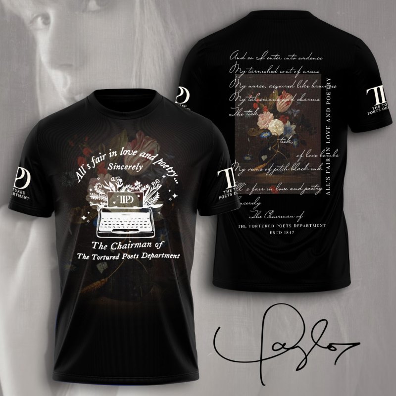 Taylor Swift 3D Apparels VANDH2794 Hanh T shirt 2 Taylor Swift Combo 3D Apparels IFDDCLEC0321 Idea Fanatic