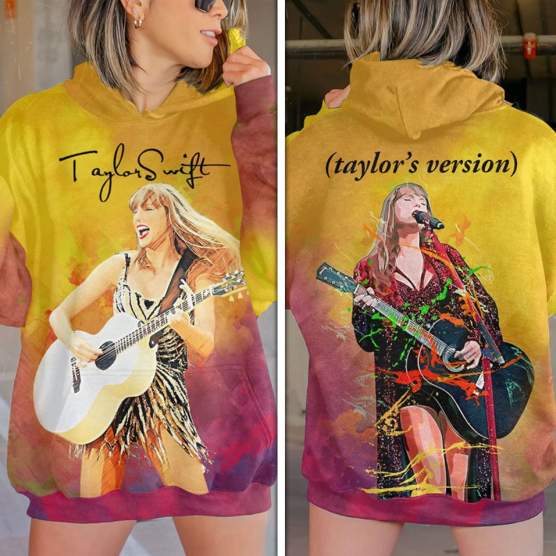 Taylor Swift 3D Apparels VANDH3256 Hanh Hoodie Taylor Swift Combo 3D Apparels IFDDCLEC0336 Idea Fanatic