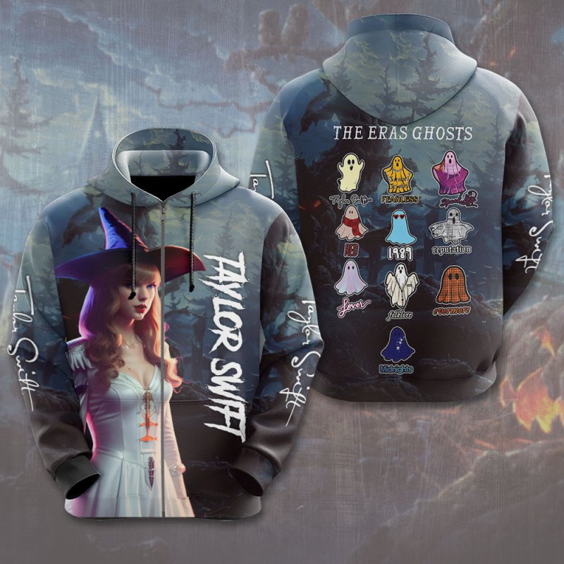 Taylor Swift 3D Apparels VANDH806 Hanh Zip Hoodie Taylor Swift Combo 3D Apparels IFDDCLEC0163 Idea Fanatic
