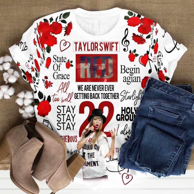 Taylor Swift 3D T shirt HOATT6077 Yuna Taylor Swift Premium 3D T-Shirt IFDD3DTS0022 Idea Fanatic