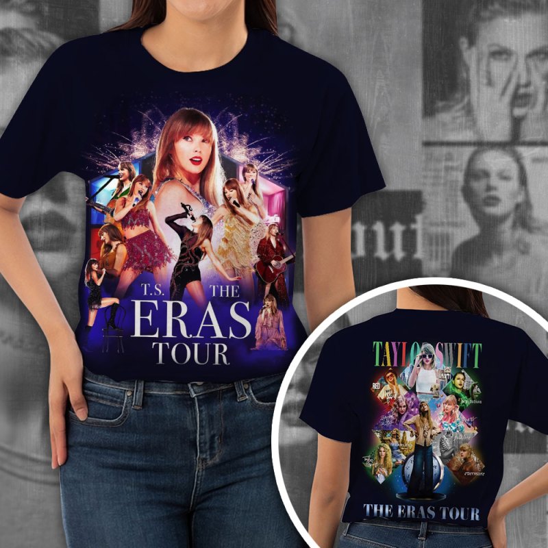 Taylor Swift AOP apparels VANDH258 Hanh 4 Taylor Swift Premium 3D T-Shirt IFDD3DTS0010 Idea Fanatic