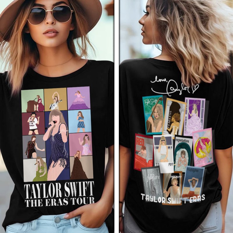 Taylor Swift Apparel GNE1103 Hanh T shirt Taylor Swift Combo 3D Apparels IFDDCLEC0357 Idea Fanatic