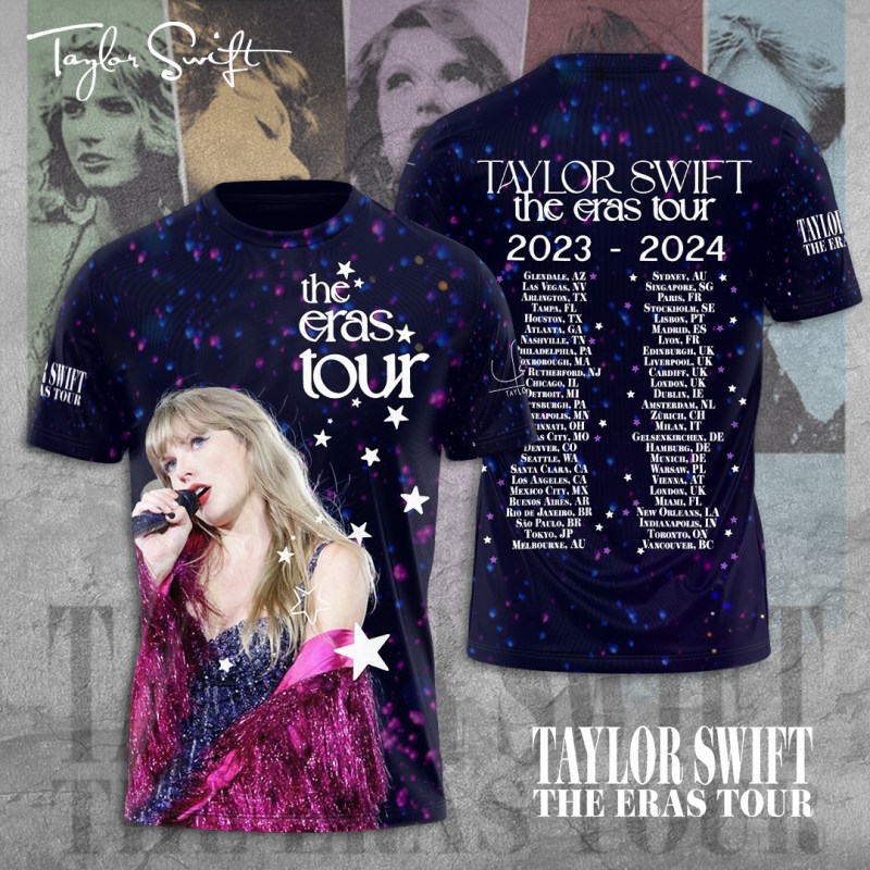 Taylor Swift Apparel TANTN6956 T Shirt Taylor Swift Combo 3D Apparels IFDDCLEC0326 Idea Fanatic