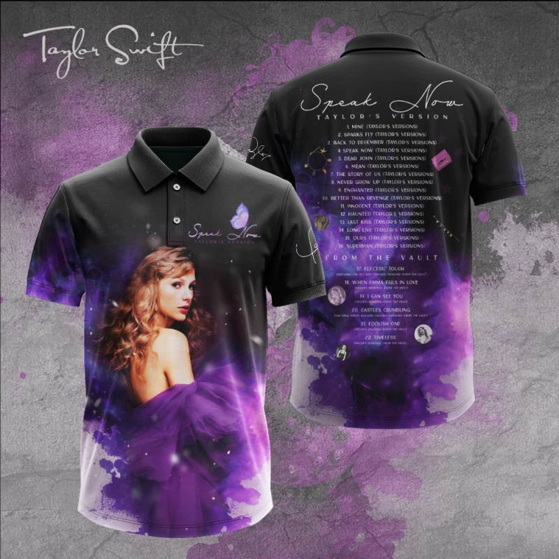 Taylor Swift Apparels GNE1342 polo Taylor Swift Combo 3D Apparels IFDDCLEC0387 Idea Fanatic