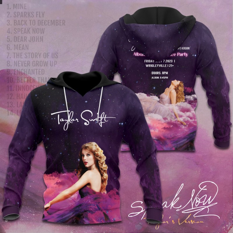 Taylor Swift Apparels TANTN1307 Hoodie Taylor Swift Combo 3D Apparels IFDDCLEC0188 Idea Fanatic