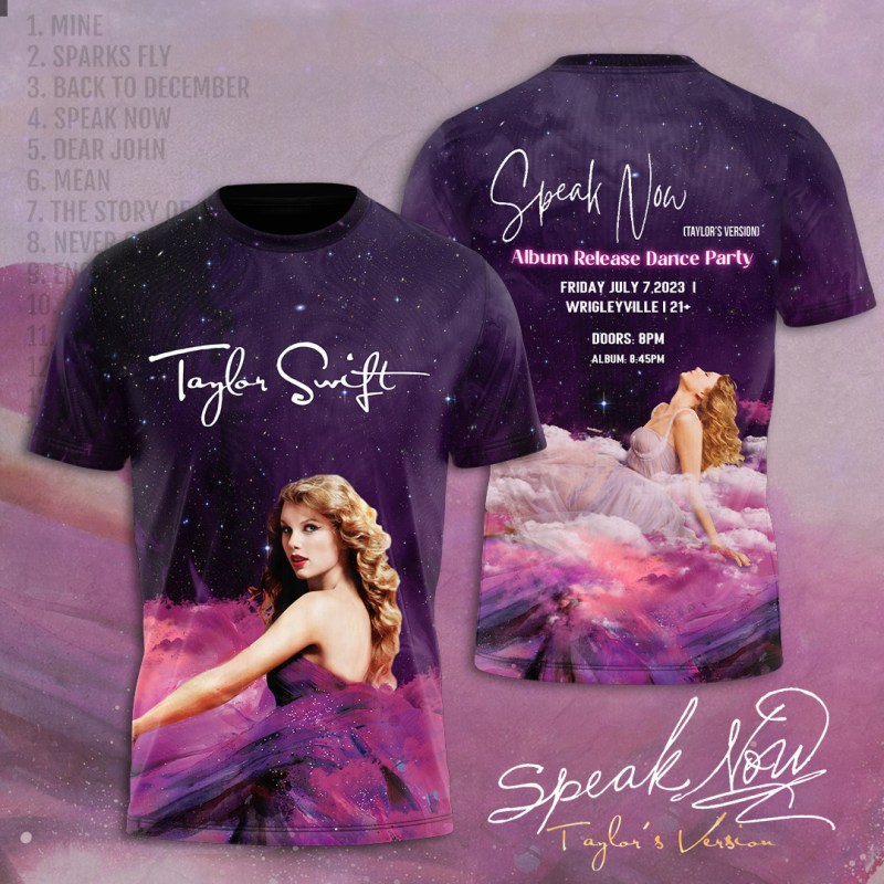 Taylor Swift Apparels TANTN1307 T Shirt Taylor Swift Combo 3D Apparels IFDDCLEC0188 Idea Fanatic