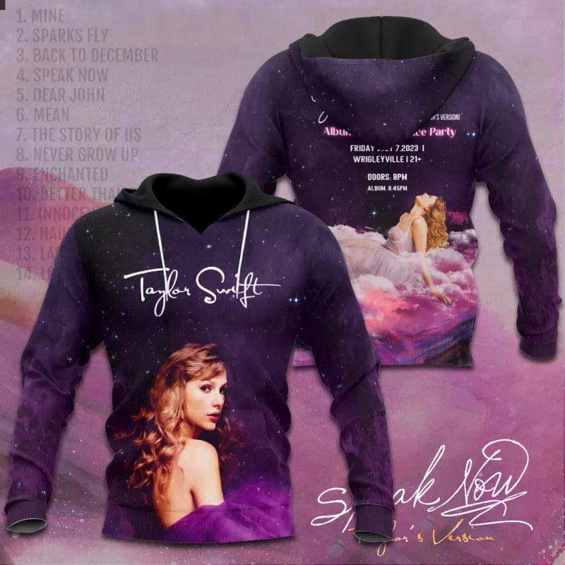 Taylor Swift Apparels TANTN1317 Hoodie Taylor Swift Combo 3D Apparels IFDDCLEC0193 Idea Fanatic