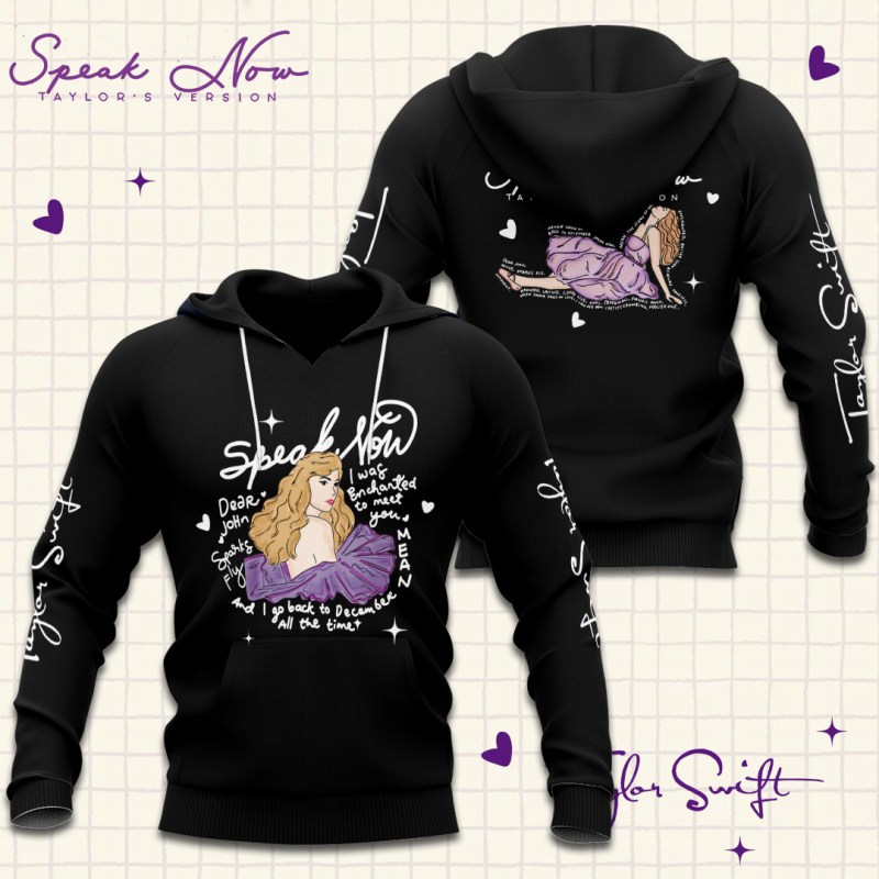 Taylor Swift Apparels TANTN1403 Hoodie black Taylor Swift Combo 3D Apparels IFDDCLEC0129 Idea Fanatic