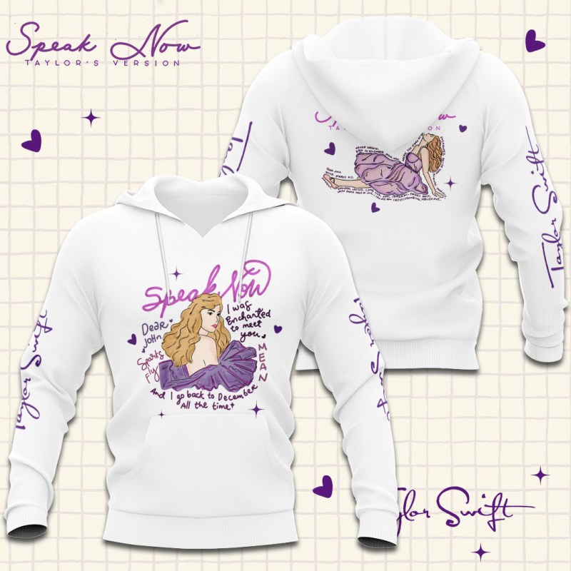 Taylor Swift Apparels TANTN1403 Hoodie white Taylor Swift Combo 3D Apparels IFDDCLEC0131 Idea Fanatic