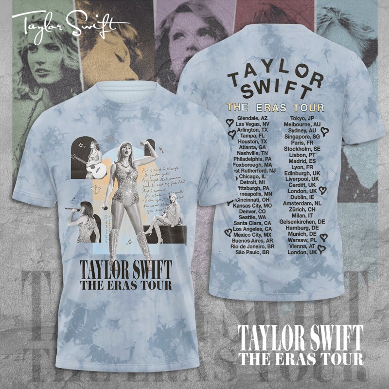 Taylor Swift Apparels TANTN1437 T Shirt Taylor Swift Combo 3D Apparels IFDDCLEC0144 Idea Fanatic