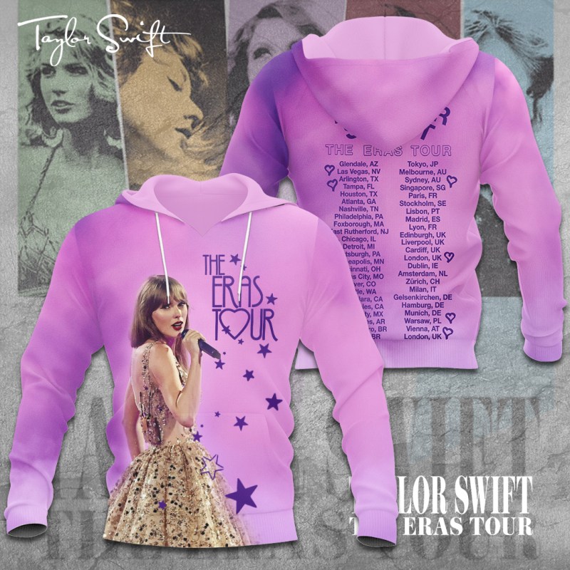 Taylor Swift Apparels TANTN1445 hoodie Taylor Swift Combo 3D Apparels IFDDCLEC0147 Idea Fanatic