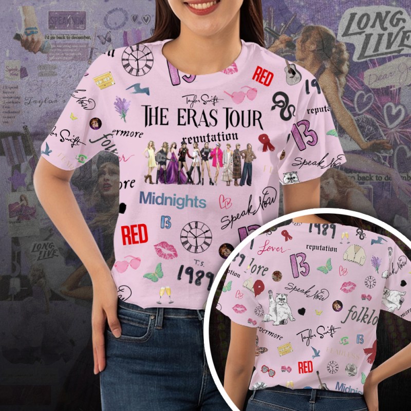 Taylor Swift Apparels TANTN3167 Taylor Swift Combo 3D Apparels IFDDCLEC0232 Idea Fanatic