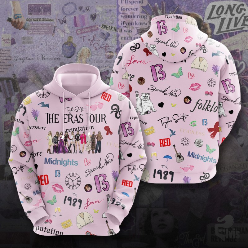 Taylor Swift Apparels TANTN3167 hoodie Taylor Swift Combo 3D Apparels IFDDCLEC0232 Idea Fanatic