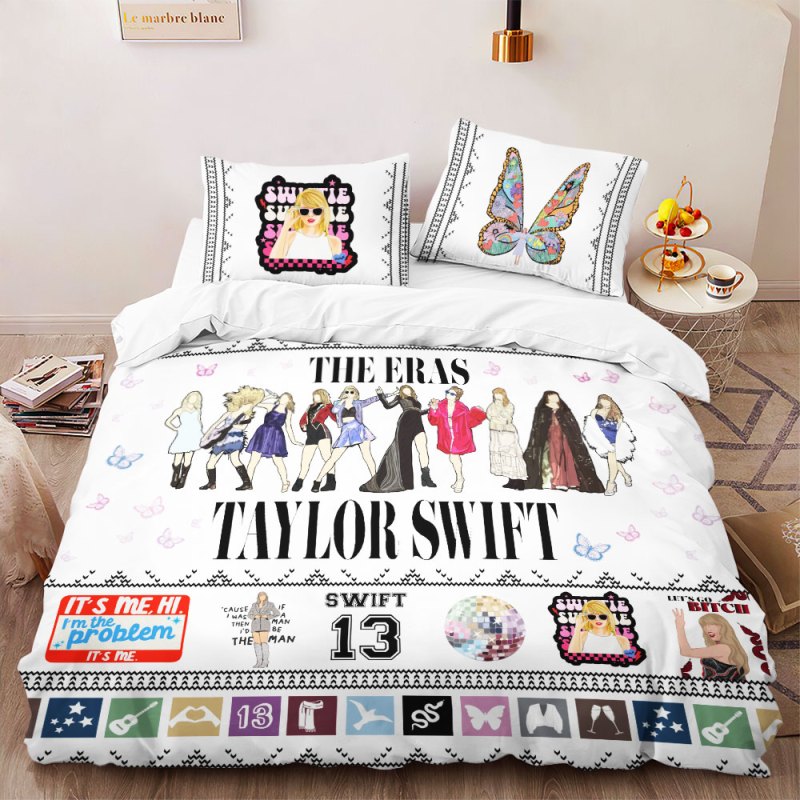 Taylor Swift Bedding Set VANDH2068 Hanh 3 Taylor Swift Premium Bedding Set IFDDBED0006 Idea Fanatic