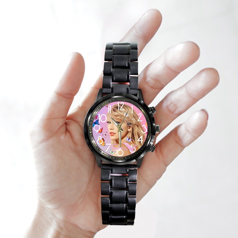 Taylor Swift Black Stainless Steel Watch GNE1048 Hanh 3 Taylor Swift Black Stainless Steel Watch IFDDWCH0024 Idea Fanatic
