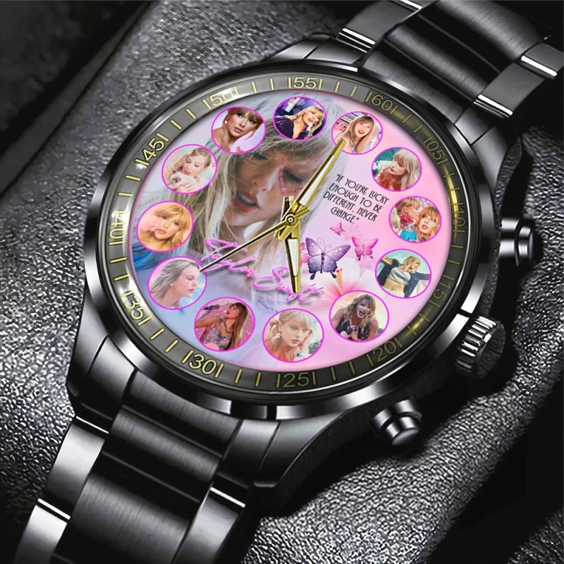Taylor Swift Black Stainless Steel Watch GNE1049 Hanh 1 Taylor Swift Black Stainless Steel Watch IFDDWCH0025 Idea Fanatic