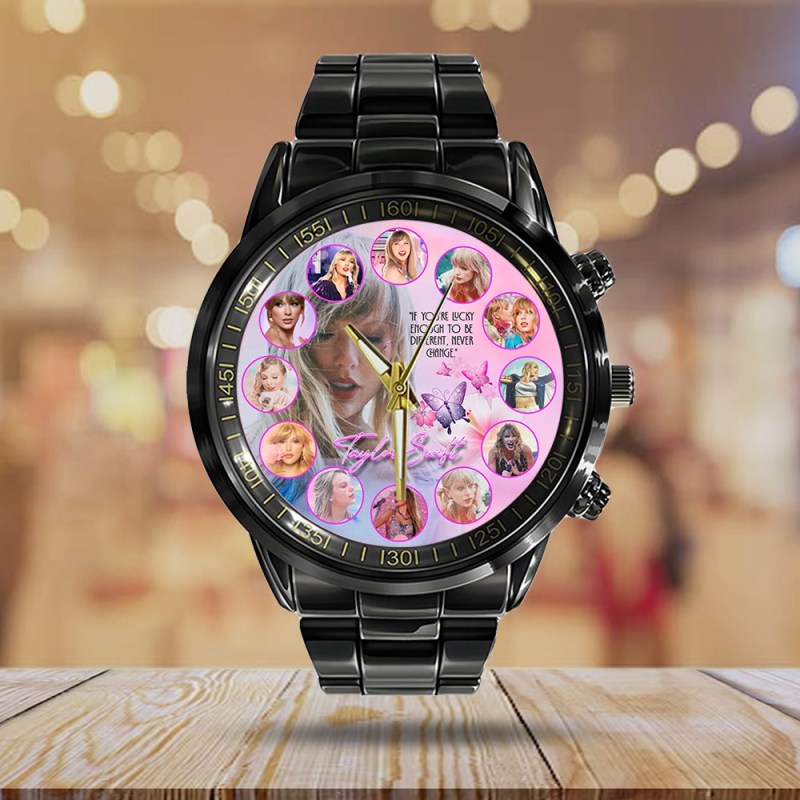 Taylor Swift Black Stainless Steel Watch GNE1049 Hanh 2 Taylor Swift Black Stainless Steel Watch IFDDWCH0025 Idea Fanatic