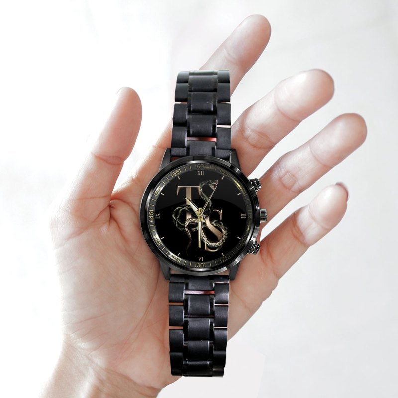 Taylor Swift Black Stainless Steel Watch GNE1155 Hanh 4 Taylor Swift Black Stainless Steel Watch IFDDWCH0012 Idea Fanatic