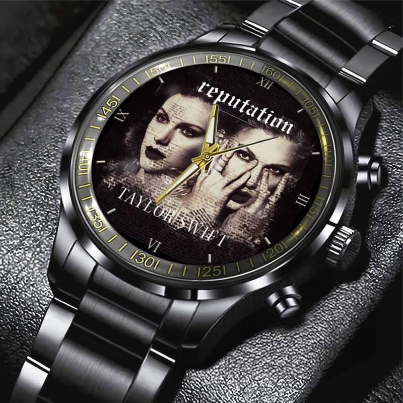 Taylor Swift Black Stainless Steel Watch GNE1156 Hanh 1 Taylor Swift Black Stainless Steel Watch IFDDWCH0013 Idea Fanatic