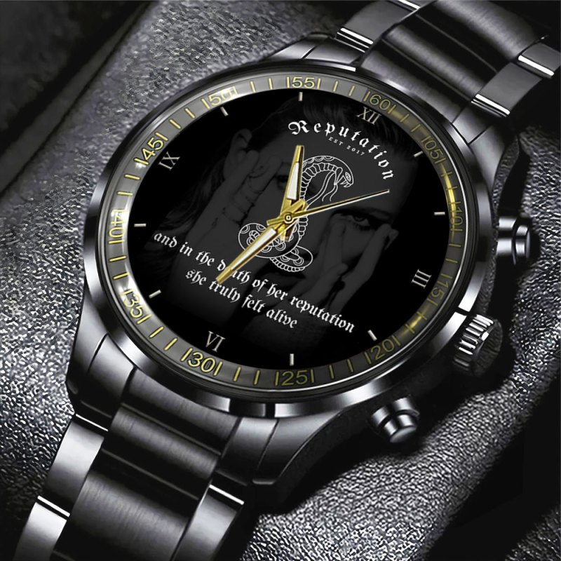 Taylor Swift Black Stainless Steel Watch GNE1194 Hanh 1 Taylor Swift Black Stainless Steel Watch IFDDWCH0017 Idea Fanatic