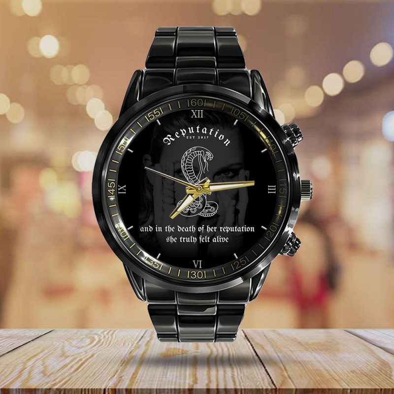 Taylor Swift Black Stainless Steel Watch GNE1194 Hanh 2 Taylor Swift Black Stainless Steel Watch IFDDWCH0017 Idea Fanatic