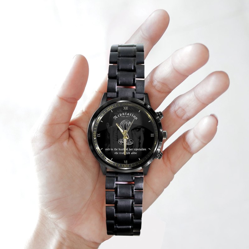 Taylor Swift Black Stainless Steel Watch GNE1194 Hanh 3 Taylor Swift Black Stainless Steel Watch IFDDWCH0017 Idea Fanatic
