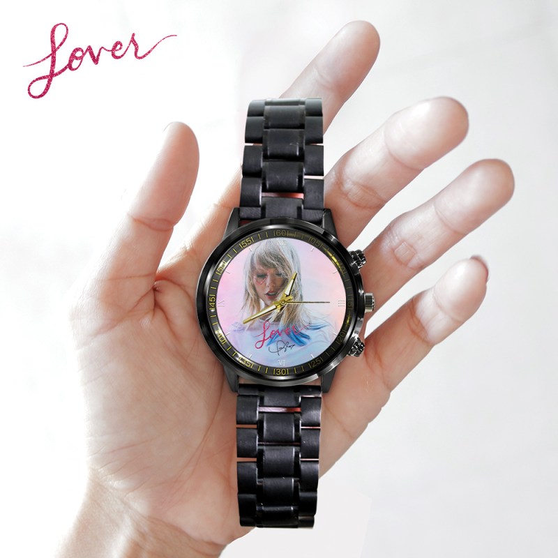 Taylor Swift Black Stainless Steel Watch GNE1343 mk3 Taylor Swift Black Stainless Steel Watch IFDDWCH0027 Idea Fanatic