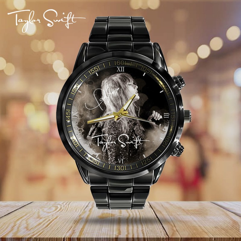 Taylor Swift Black Stainless Steel Watch GNE1344 mk2 Taylor Swift Black Stainless Steel Watch IFDDWCH0028 Idea Fanatic