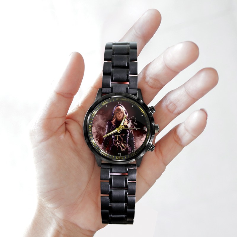 Taylor Swift Black Stainless Steel Watch GNE1345 mk3 Taylor Swift Black Stainless Steel Watch IFDDWCH0029 Idea Fanatic