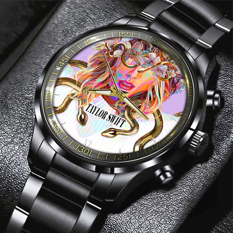Taylor Swift Black Stainless Steel Watch GNE1400 Hanh 1 Taylor Swift Black Stainless Steel Watch IFDDWCH0031 Idea Fanatic