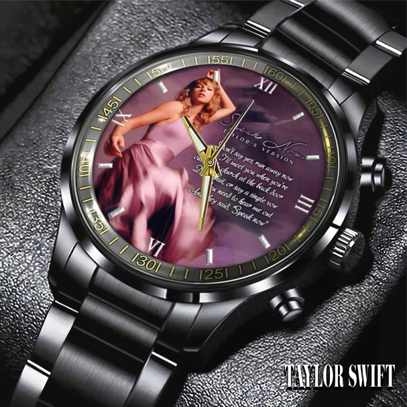 Taylor Swift Black Stainless Steel Watch HOATT6005 Yuna 4 Taylor Swift Black Stainless Steel Watch IFDDWCH0016 Idea Fanatic