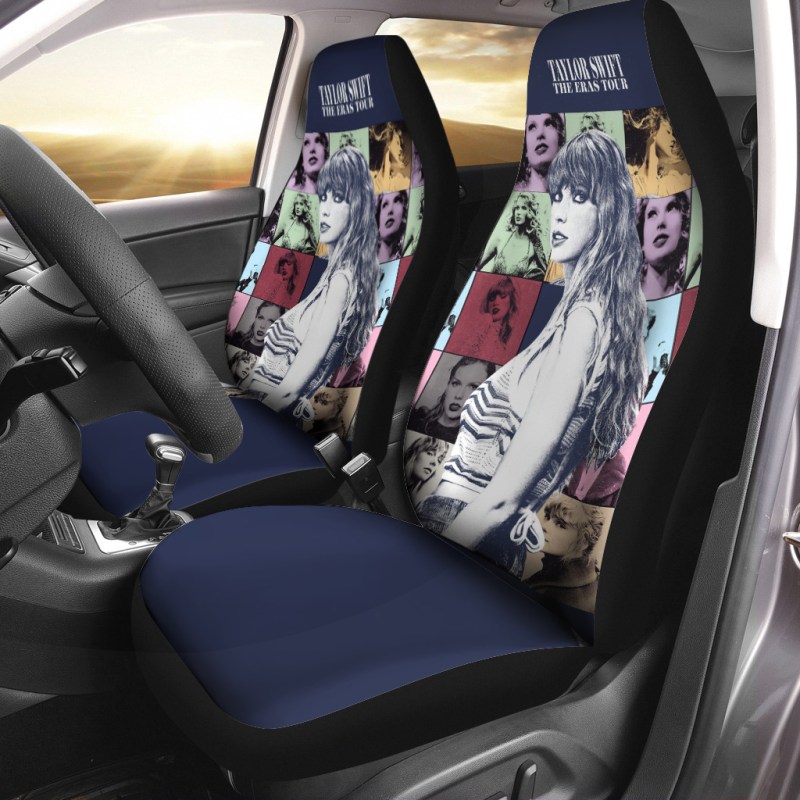 Taylor Swift Car Seat Cover TANTN3200 mk1 Taylor Swift Premium 2PCS Car Seat Cover IFDDCSC0012 Idea Fanatic