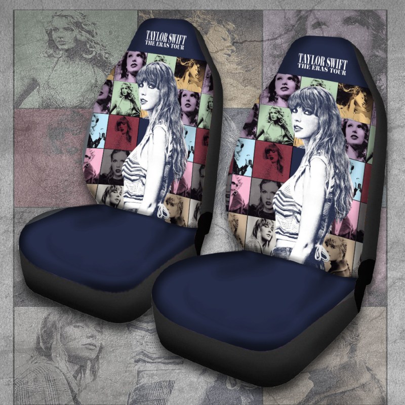 Taylor Swift Car Seat Cover TANTN3200 mk2 Taylor Swift Premium 2PCS Car Seat Cover IFDDCSC0012 Idea Fanatic