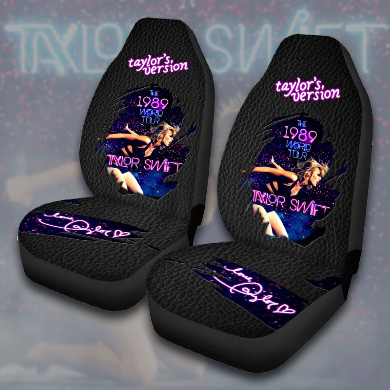 Taylor Swift Car Seat Cover VANDH1326 Hanh 2 Taylor Swift Premium 2PCS Car Seat Cover IFDDCSC0007 Idea Fanatic
