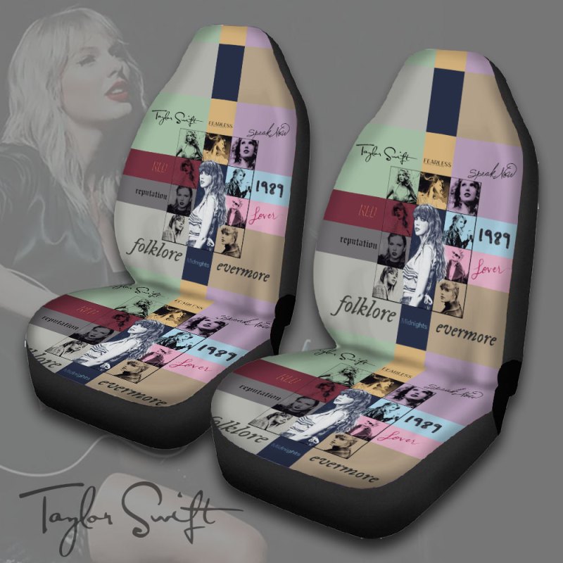 Taylor Swift Car seat cover VANDH1520 Hanh 1 Taylor Swift Premium 2PCS Car Seat Cover IFDDCSC0009 Idea Fanatic