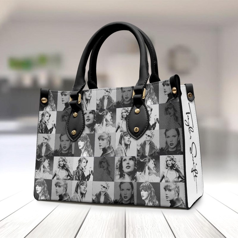 Taylor Swift Handbag TANTN1401 mk1 black Taylor Swift Premium Leather Lady HandBag IFDDLHB0017 Idea Fanatic