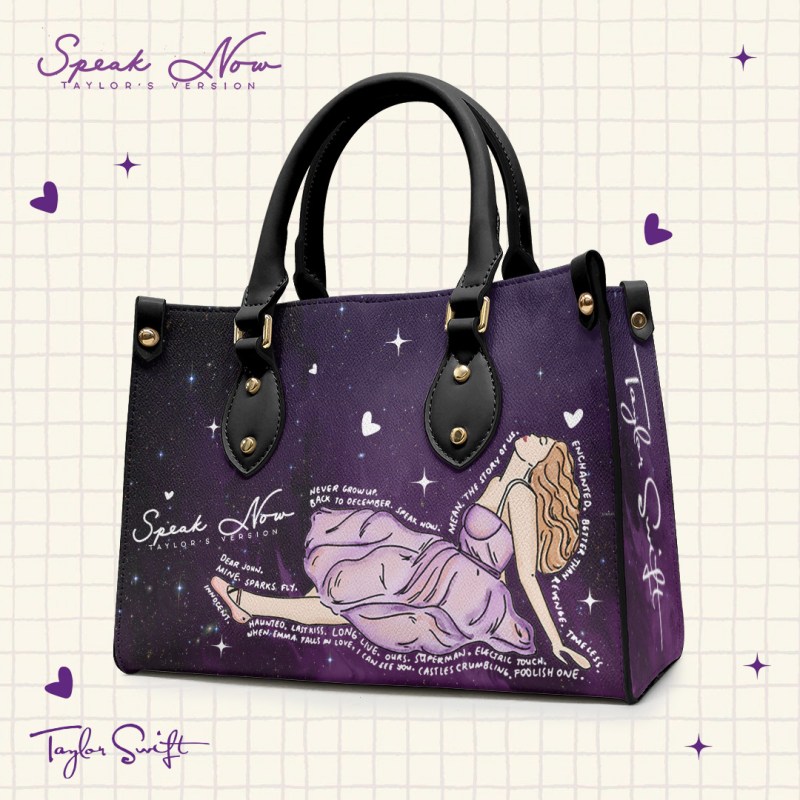 Taylor Swift Handbag TANTN1411 mk1 black Taylor Swift Premium Leather Lady HandBag IFDDLHB0018 Idea Fanatic