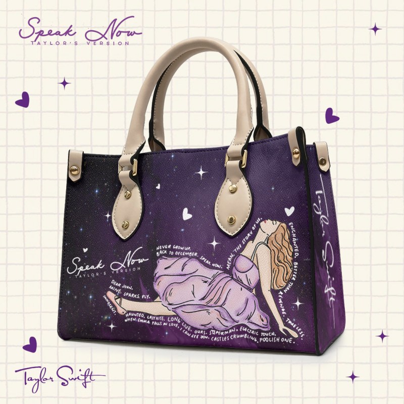 Taylor Swift Handbag TANTN1411 mk1 white Taylor Swift Premium Leather Lady HandBag IFDDLHB0018 Idea Fanatic