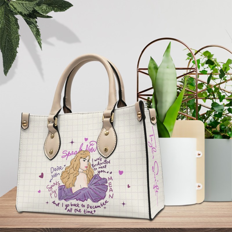 Taylor Swift Handbag TANTN1412 mk2 white Taylor Swift Premium Leather Lady HandBag IFDDLHB0019 Idea Fanatic