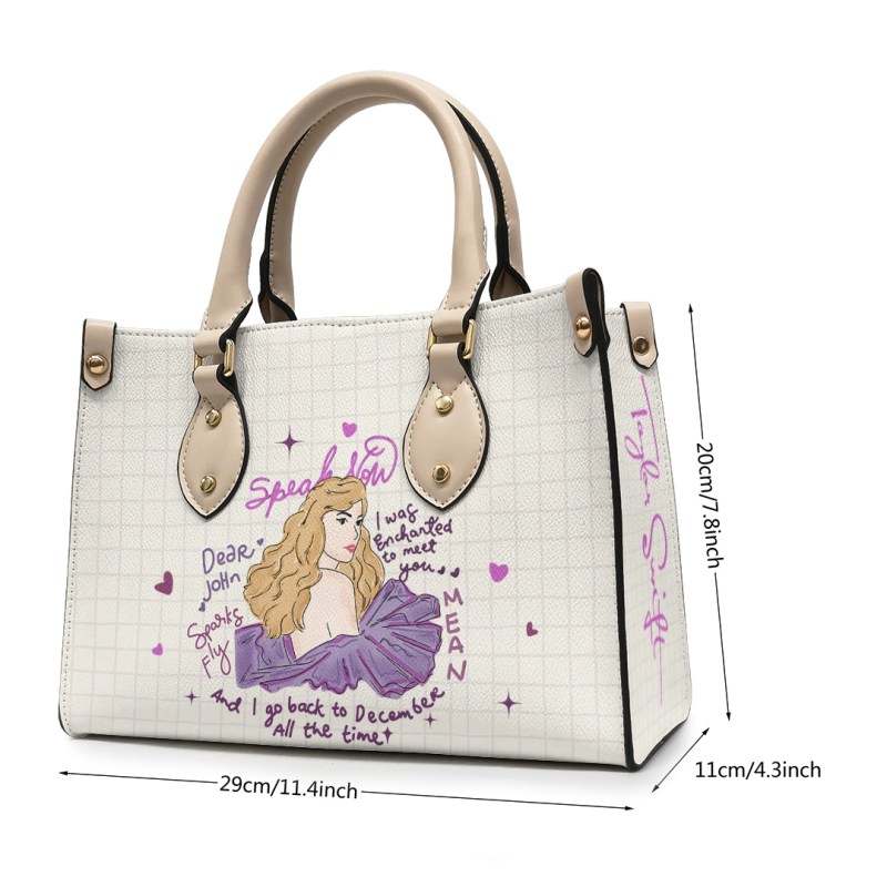 Taylor Swift Handbag TANTN1412 mk3 white Taylor Swift Premium Leather Lady HandBag IFDDLHB0019 Idea Fanatic