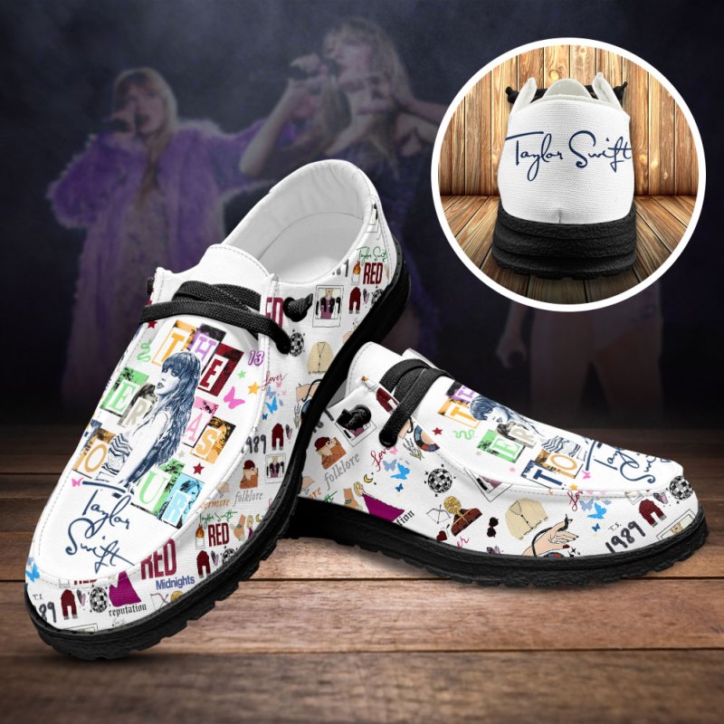 Taylor Swift Hey Dude Shoes VANDH1290 Hanh 1 Taylor Swift Custom Hey Dude Shoes IFDDDUDE0003 Idea Fanatic