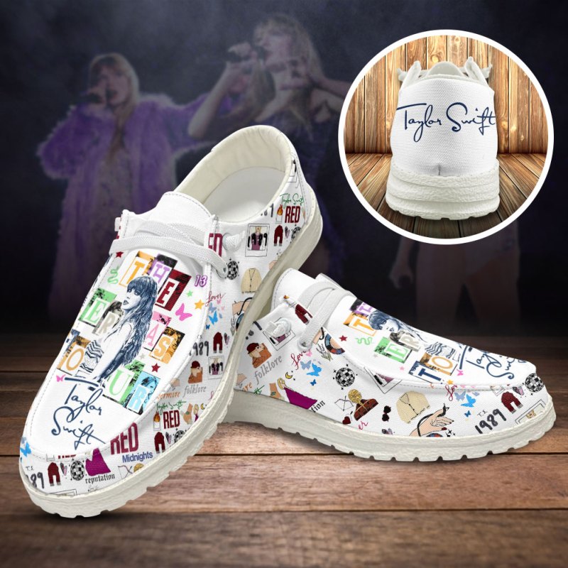 Taylor Swift Hey Dude Shoes VANDH1290 Hanh 2 Taylor Swift Custom Hey Dude Shoes IFDDDUDE0003 Idea Fanatic