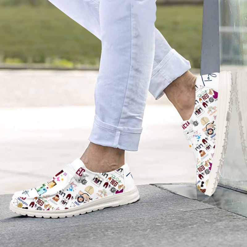 Taylor Swift Hey Dude Shoes VANDH1290 Hanh 4 Taylor Swift Custom Hey Dude Shoes IFDDDUDE0003 Idea Fanatic